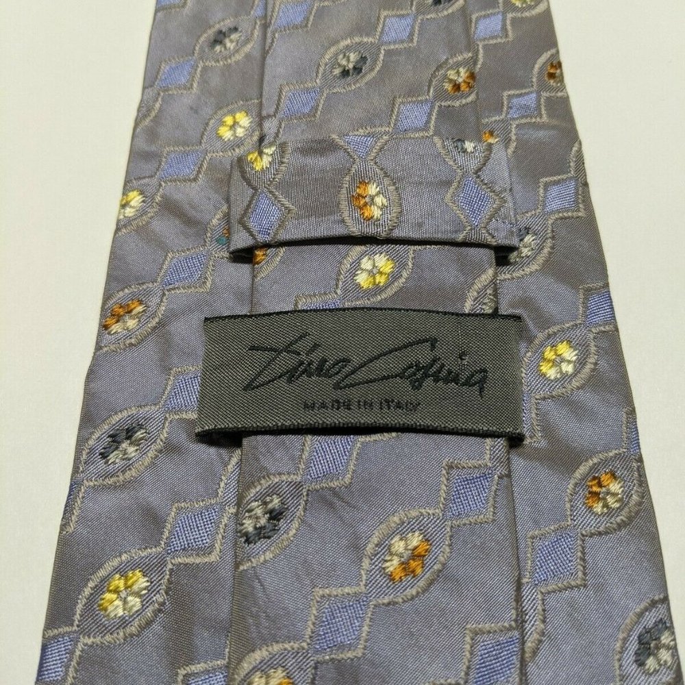 Tino Cosma Designer Finely Woven Italian Silk Tie - Picture 4 of 5